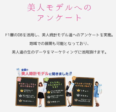 全国美人への活躍の場の提供をする